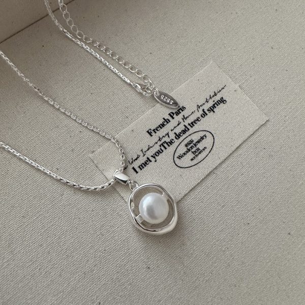 Wholesale 925 Sterling Silver Pearl Stud Earrings & Pendant - Image 3
