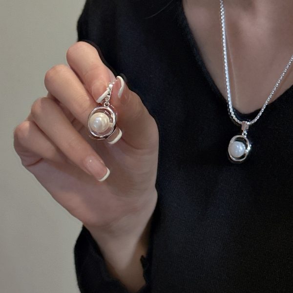 Wholesale 925 Sterling Silver Pearl Stud Earrings & Pendant - Image 6