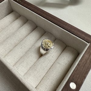 Wholesale 925 Sterling Silver Ancient Coin Portrait Ring