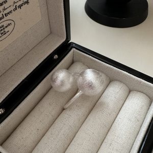 Wholesale 925 Sterling Silver Chunky Brushed Ball Ring