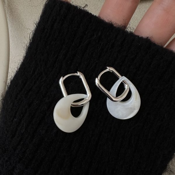 Wholesale 925 Sterling Silver Mother Of Pearl Earrings - Image 2