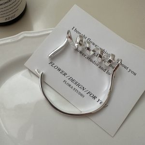 Wholesale 925 Sterling Silver Telephone Wire Bangle