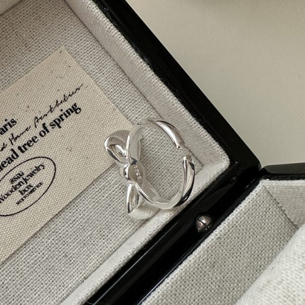 Wholesale 925 Sterling Silver Bowknot  Ring - Image 3