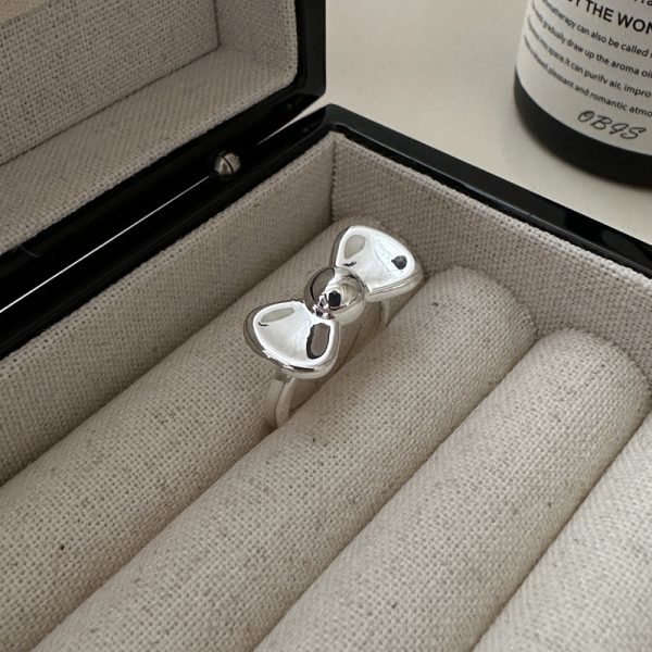 Wholesale 925 Sterling Silver Bowknot  Ring