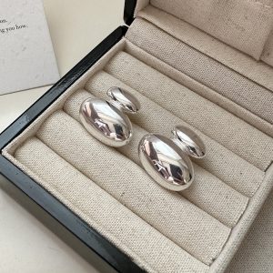 Wholesale 925 Sterling Silver Oval Earrings