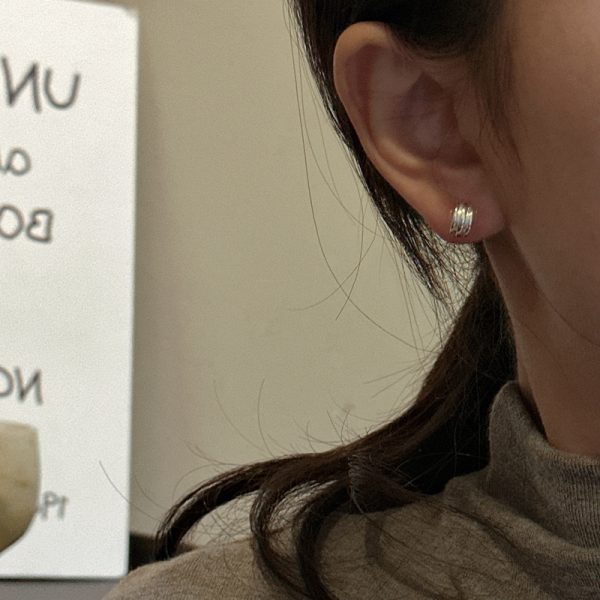 Wholesale 925 Sterling Silver Mini Classic Earrings - Image 4