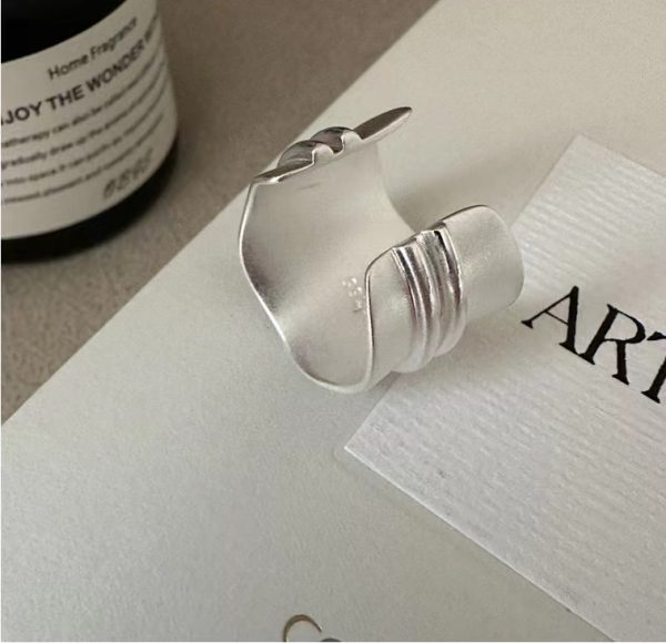 Wholesale 925 Sterling Silver Chunky Matte Ring - Image 6