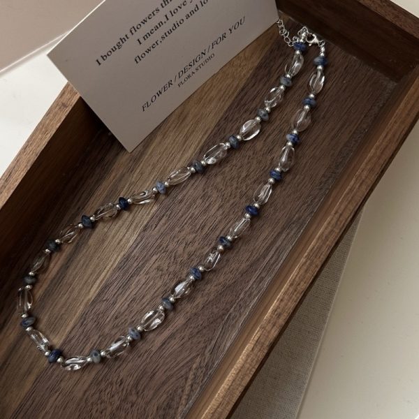 Wholesale 925 Sterling Silver Rock Crystal Quartz Necklace & Bracelet - Image 2