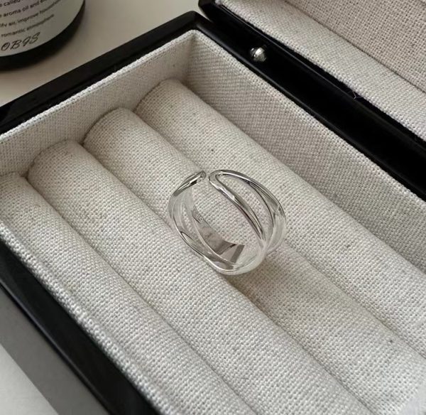 Wholesale 925 Sterling Silver Niche Design Ring - Image 2