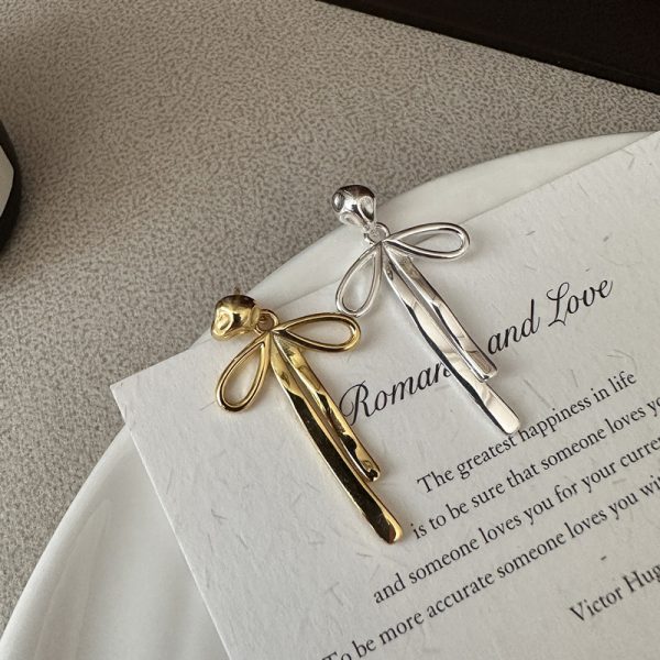 Wholesale 925 Sterling Silver Bow Earrings - Image 2