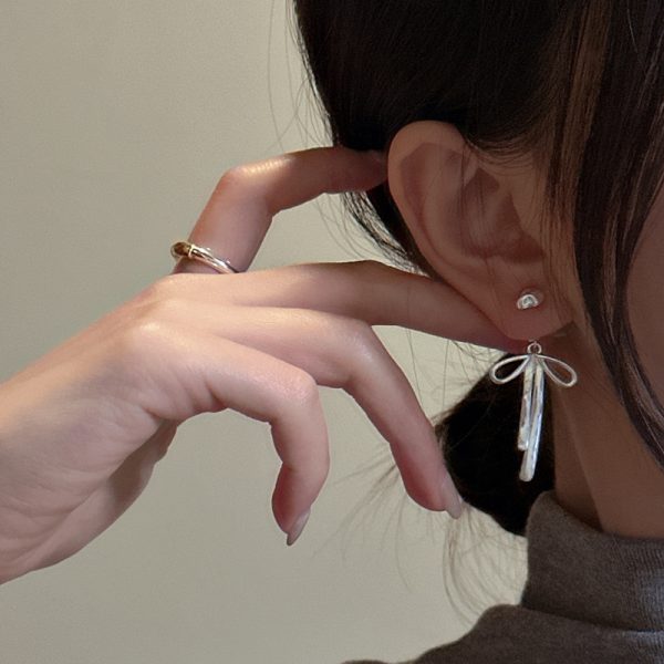Wholesale 925 Sterling Silver Bow Earrings - Image 6
