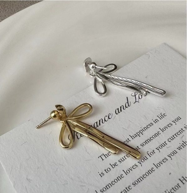 Wholesale 925 Sterling Silver Bow Earrings - Image 7