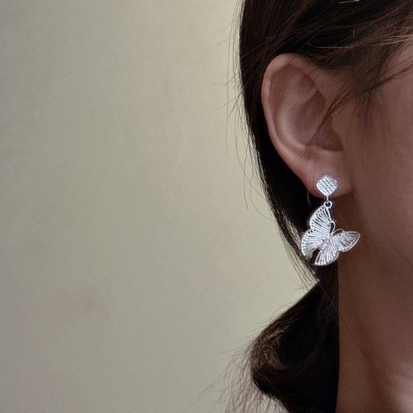 Wholesale 925 Sterling Silver Butterfly Earrings - Image 4
