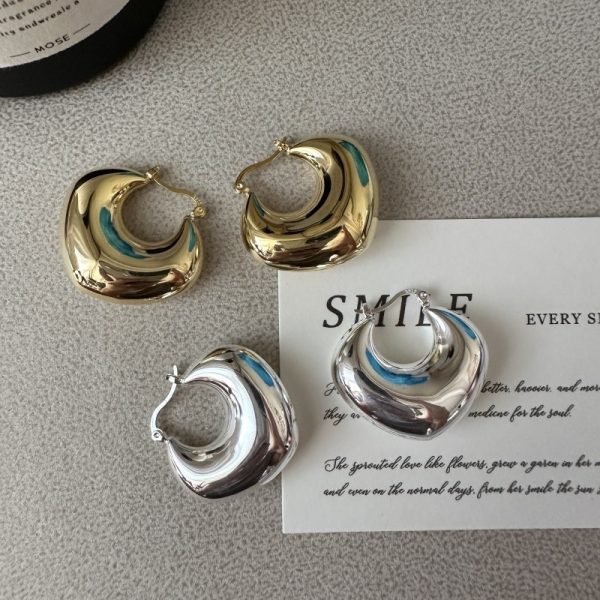 Wholesale 925 Sterling Silver Irregular Earrings