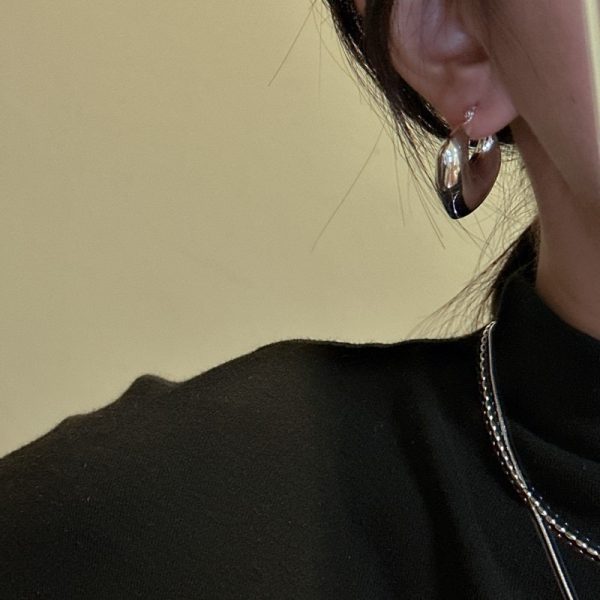 Wholesale 925 Sterling Silver Irregular Earrings - Image 4