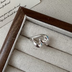 Wholesale 925 Sterling Silver Open Heart Ring