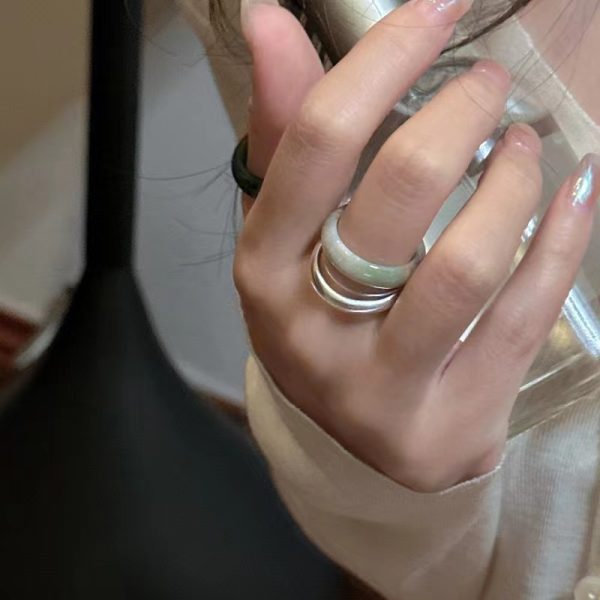 Wholesale Natural Gemstone Indian Agate Ring - Image 6