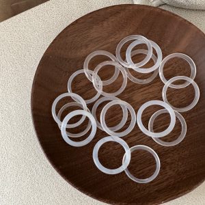 Wholesale Natural Gemstone White Agate Ring