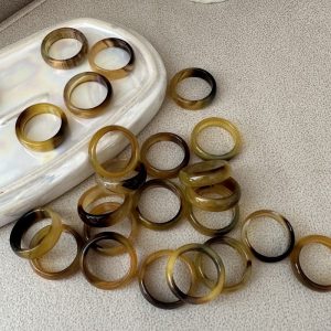 Wholesale Natural Gemstone Fancy Agate Ring