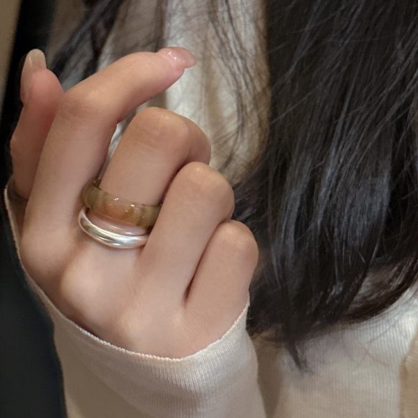 Wholesale Natural Gemstone Fancy Agate Ring - Image 2