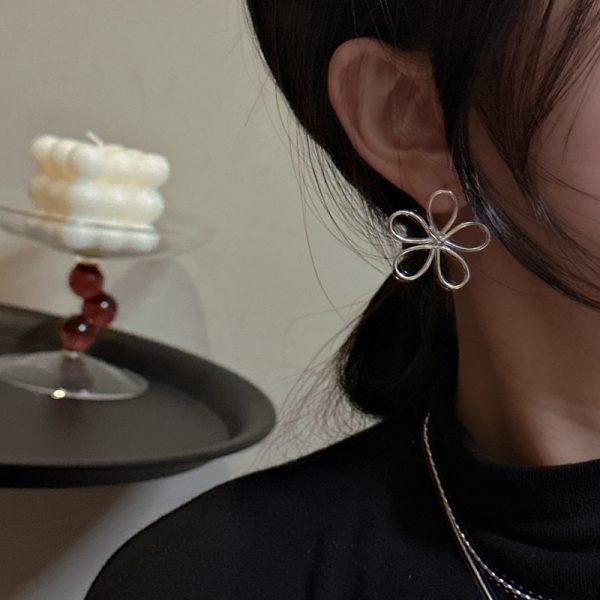 Wholesale 925 Sterling Silver Flower Earrings - Image 4