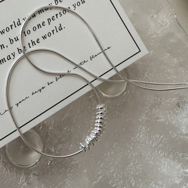 Wholesale 925 Sterling Silver Phone Line Necklace - Image 2
