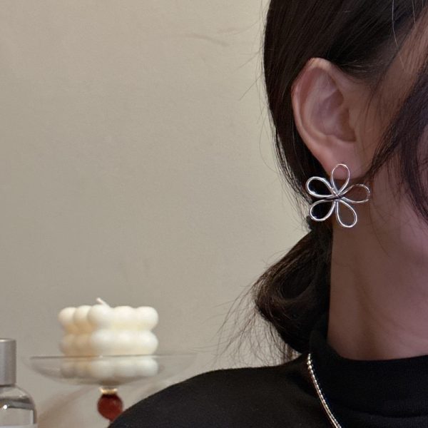 Wholesale 925 Sterling Silver Flower Earrings - Image 5