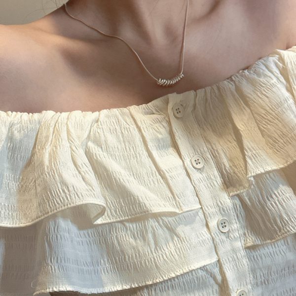 Wholesale 925 Sterling Silver Phone Line Necklace - Image 5