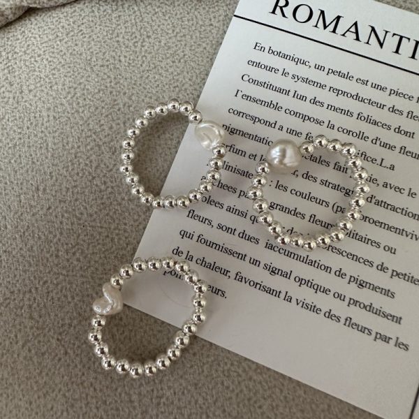 Wholesale 925 Sterling Silver Silver Baroque Pearl Ring - Image 2