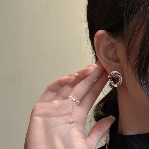 Wholesale 925 Sterling Silver Irregular Stud Earrings - Image 4
