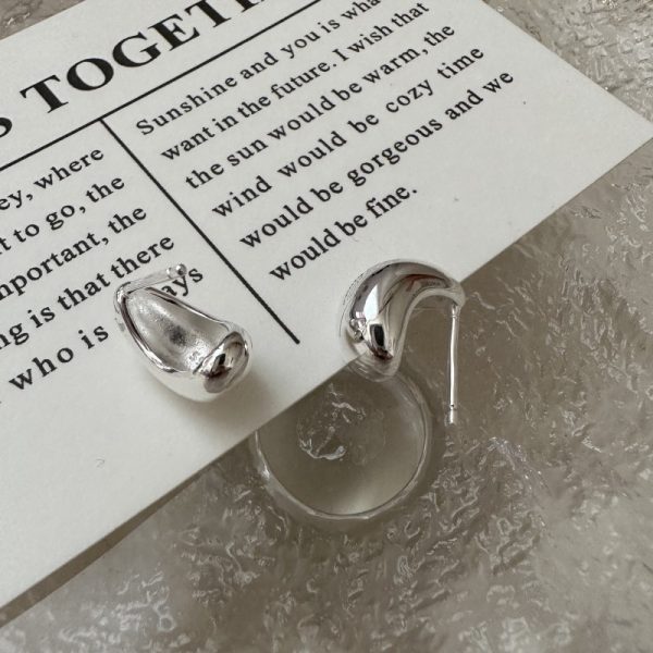 Wholesale 925 Sterling Silver Basic Beanie Stud Earrings - Image 2