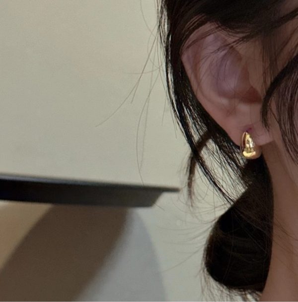 Wholesale 925 Sterling Silver Basic Beanie Stud Earrings - Image 4