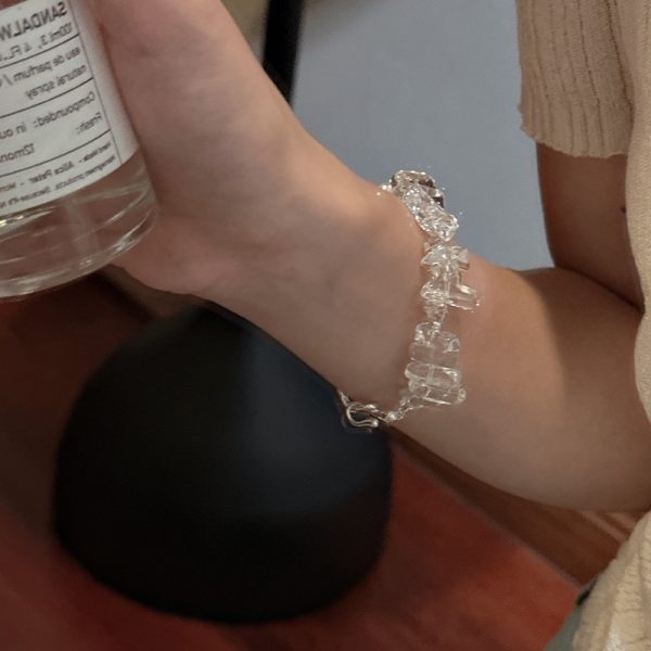 Wholesale 925 Sterling Silver Rock Crystal Quartz Bracelet - Image 3