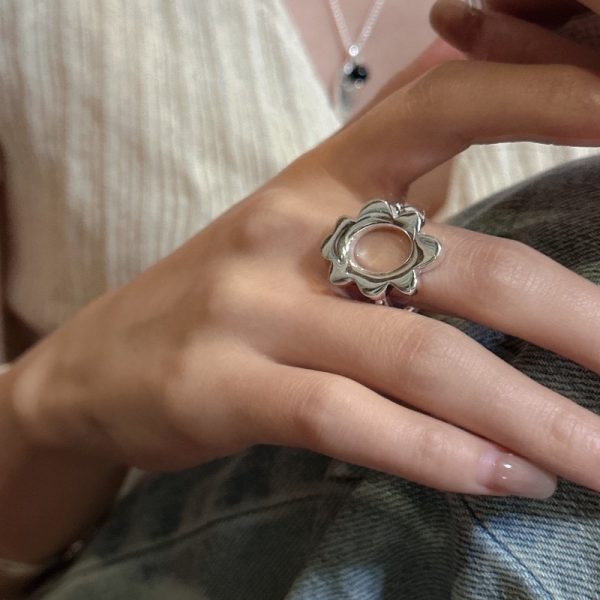 Wholesale 925 Sterling Silver Sunflower Ring - Image 4