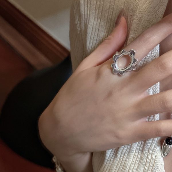 Wholesale 925 Sterling Silver Sunflower Ring - Image 5