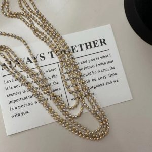 Wholesale 925 Sterling Silver Italian Gold&Silver Chain Necklace