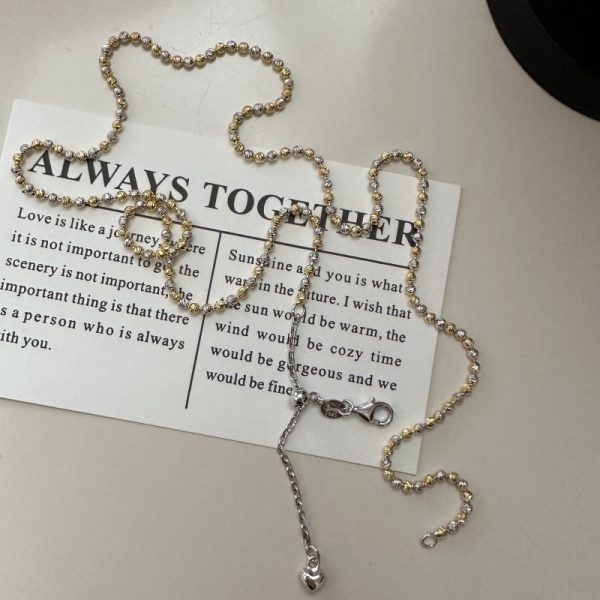 Wholesale 925 Sterling Silver Italian Gold&Silver Chain Necklace - Image 3