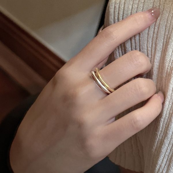 Wholesale 925 Sterling Silver Frosted Slim Ring - Image 4