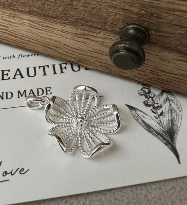 Wholesale 925 Sterling Silver Flower Earrings & Ring & Pendant - Image 2