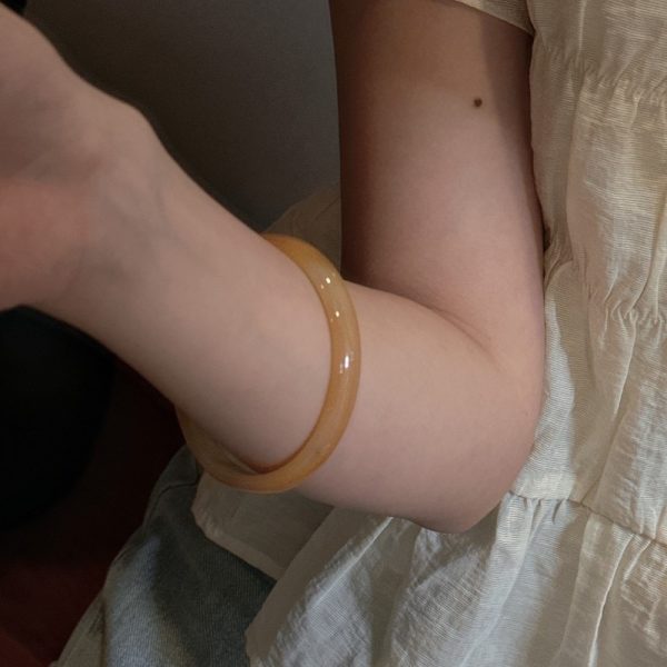 Wholesale Natural Gemstone Fancy Agate Bangle - Image 4