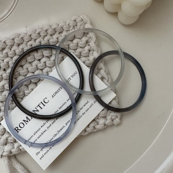 Wholesale Natural Gemstone Thin Fancy Agate Bangle