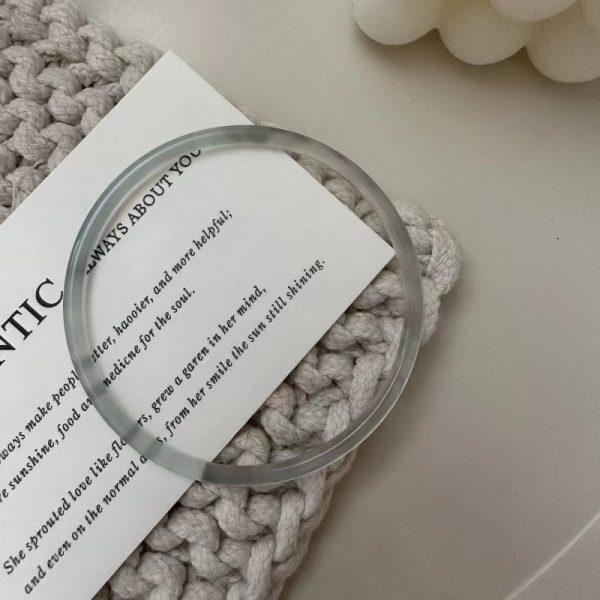 Wholesale Natural Gemstone Thin Fancy Agate Bangle - Image 3