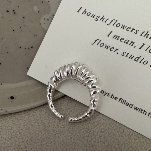 Wholesale 925 Sterling Silver Hollow Ring & Hoop Earrings - Image 3