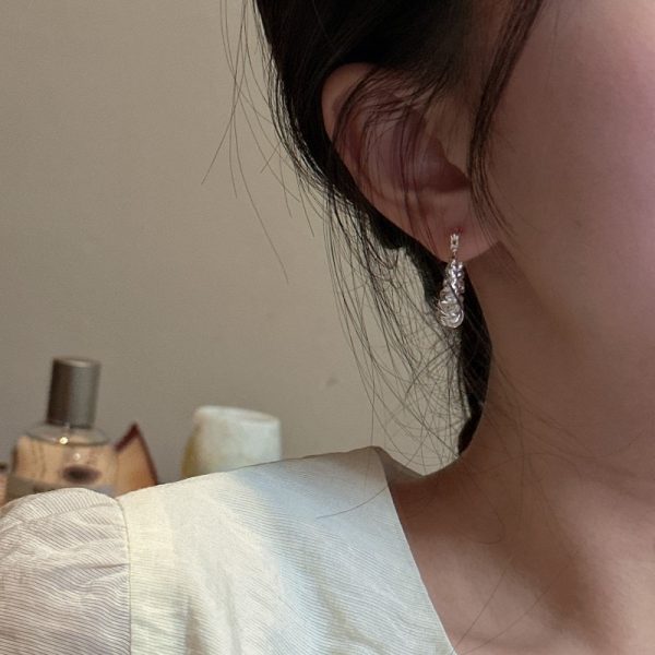 Wholesale 925 Sterling Silver Hollow Ring & Hoop Earrings - Image 5