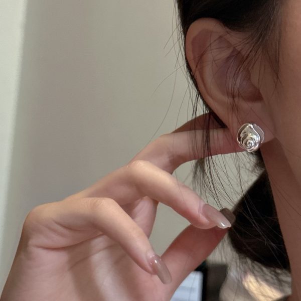 Wholesale 925 Sterling Silver Snail Stud Earrings - Image 4
