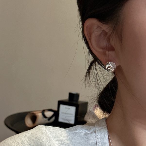 Wholesale 925 Sterling Silver Snail Stud Earrings - Image 6