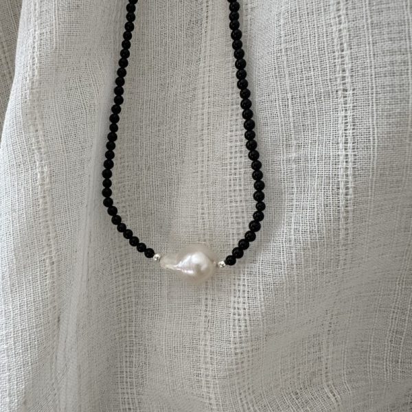 Wholesale 925 Sterling Silver Baroque Pearl Necklace - Image 3