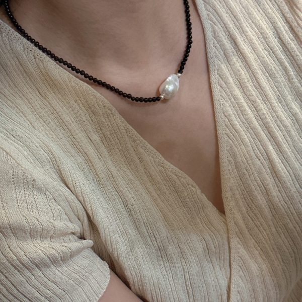 Wholesale 925 Sterling Silver Baroque Pearl Necklace - Image 5