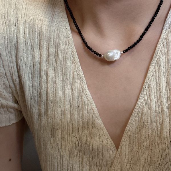 Wholesale 925 Sterling Silver Baroque Pearl Necklace - Image 6