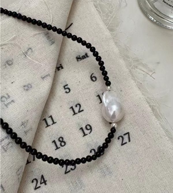 Wholesale 925 Sterling Silver Baroque Pearl Necklace - Image 2